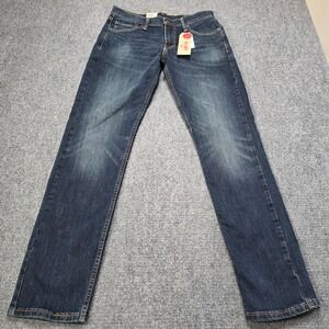 Levi Strauss 511 Slim Fit Dark Wash Stretch Jeans Mens 30x32 New with Tags